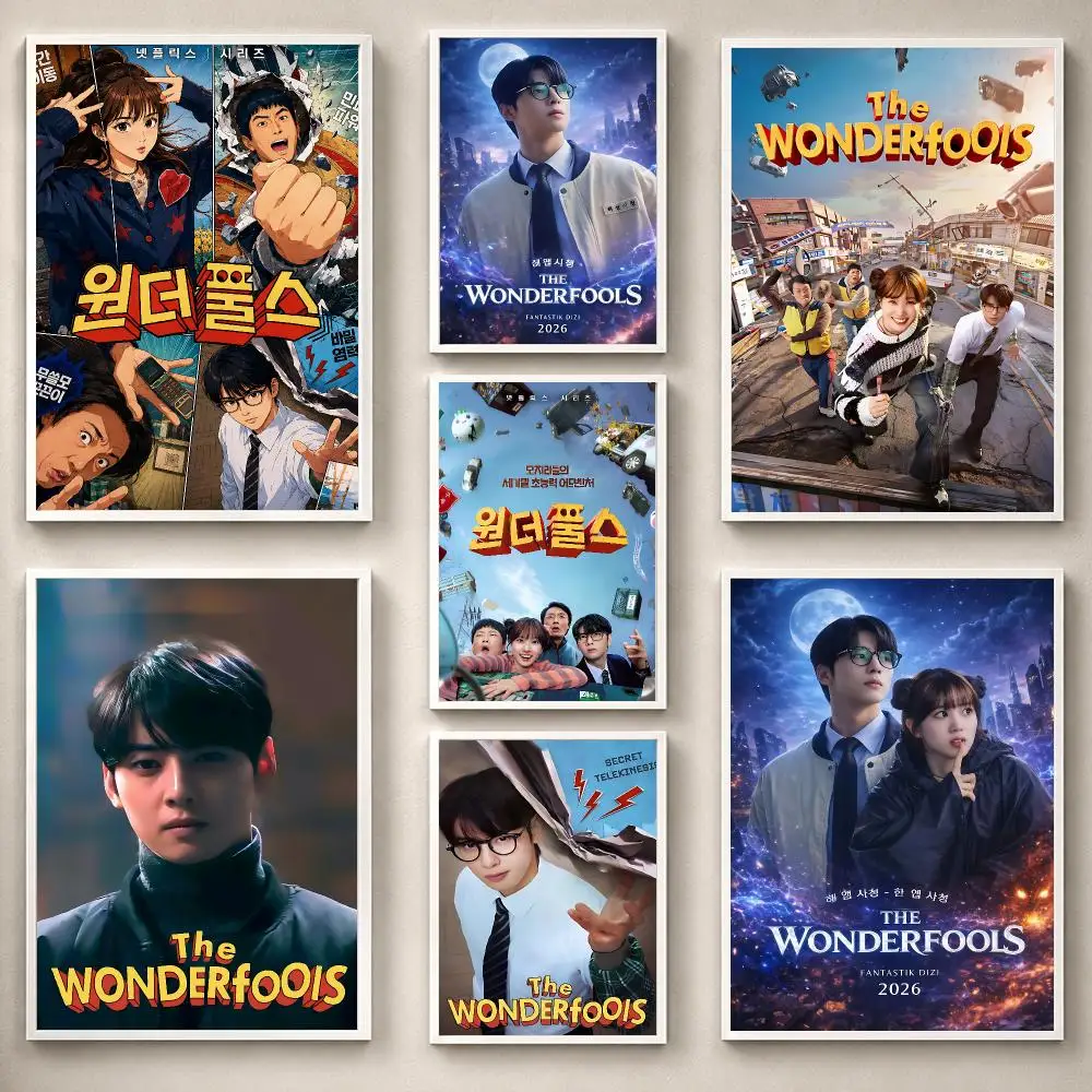 TV Series T-The WONDERfools Poster PP Self-Adhesive Removable HD Waterproof Wall art Suitable Bedrooms Living Rooms Gifts