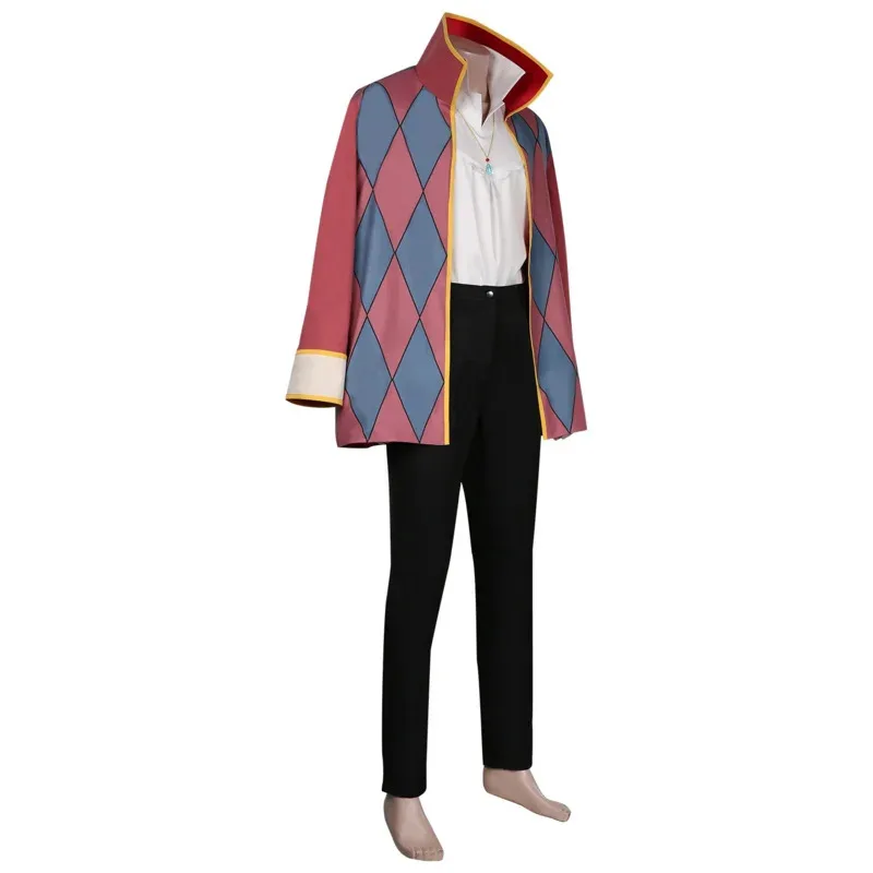 Pakaian Jubah Kostum Cosplay Film Howl's 9P2VEA34 Moving Castle-Howl Setelan Karnaval Halloween