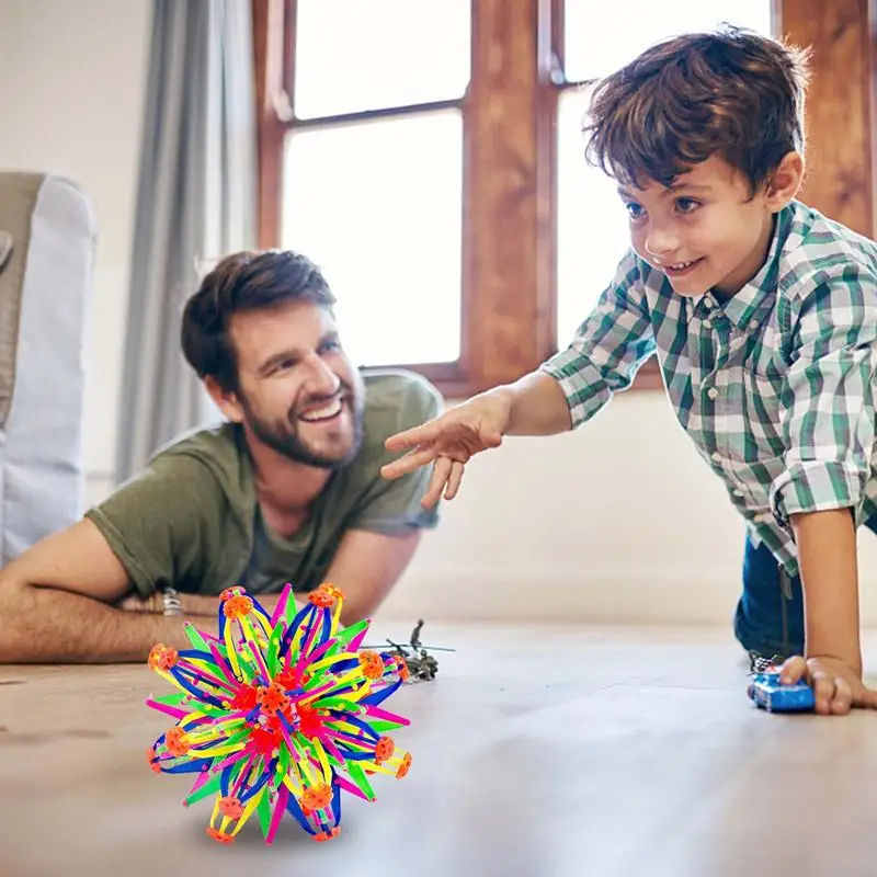 Breathing Ball Expandable Ball Toy Sphere Colorful Expanding Ball Sensory Toys, Fidgets Toys Multifunctional Stress Reliever Bal