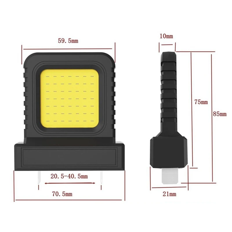 

18V-21V Li-ion Battery Power Tool Accessories LED Work Light for Makita for Milwaukee for Dewalt for Bosch for Dayi Lomvum Zhipu