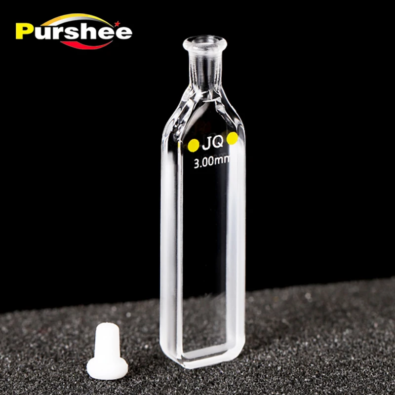 

3mm Quartz cuvette cell with PTFE stopper(1ml)