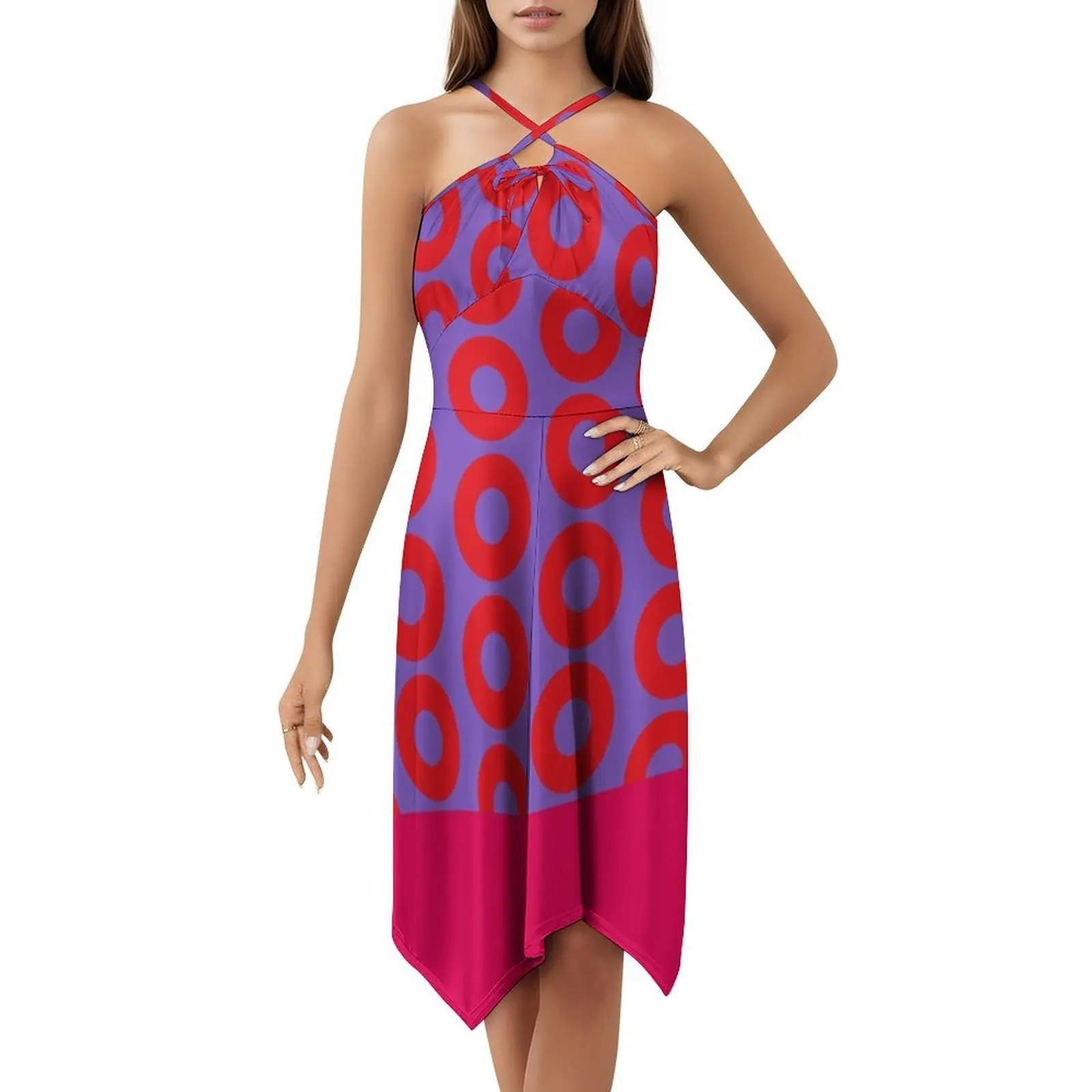 فستان Phish-Fishman Donut Boho Chic أنيق على الموضة لحفلات الزفاف على الشاطئ فستان Phish Trey Anastasio Jon Fishman Page لـ