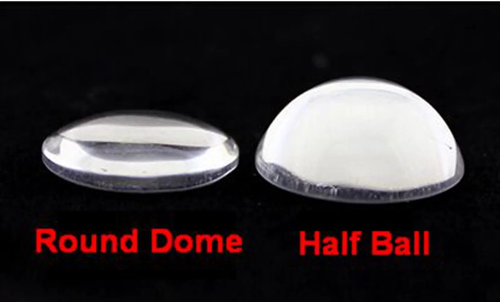 100pcs Transparent Flatback Glass Cabochons 8mm - Half Sphere Domes for DIY Jewelry, Nail Art, Craft Decor