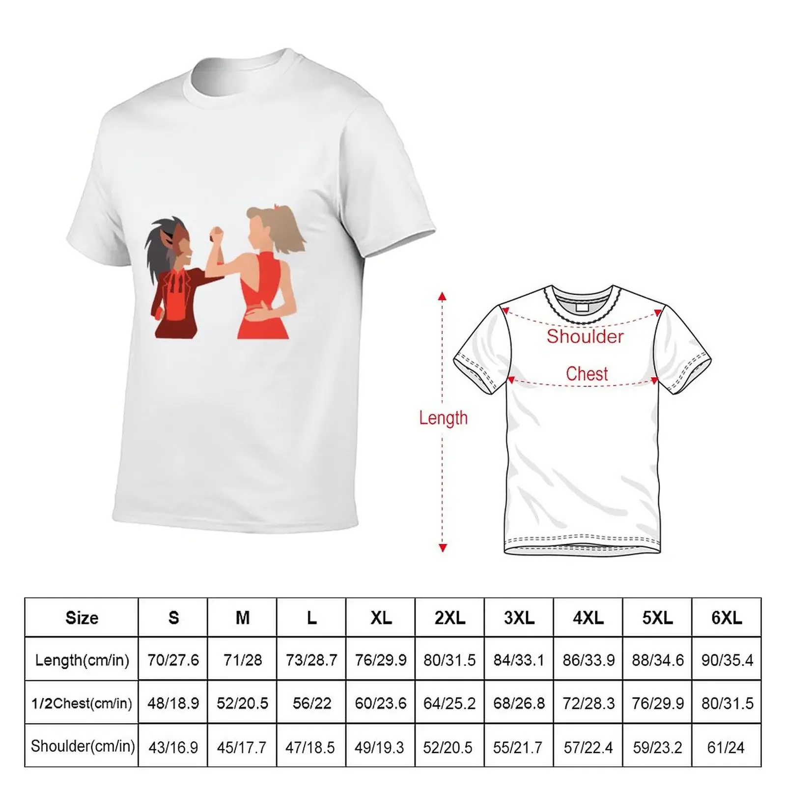 Catra and Adora - She-ra T-Shirt korean fashion hippie clothes mens graphic t-shirts funny