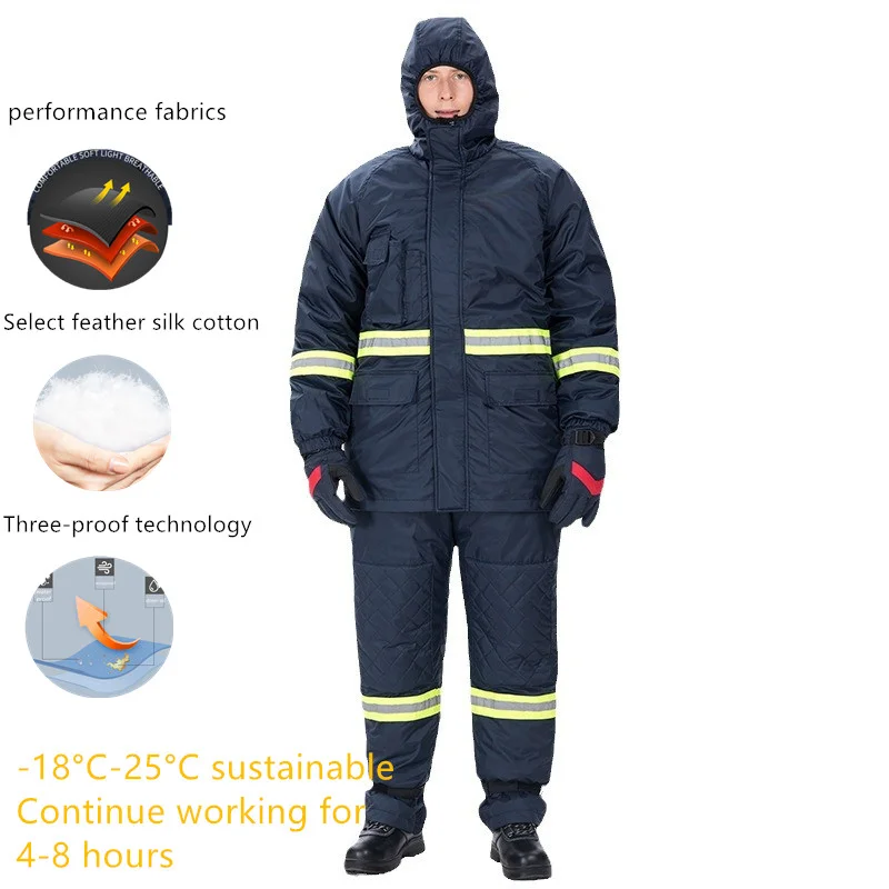 Outdoor camping fishing low temperature work clothes cold storage work clothes minus 18 to minus 30 degrees 네이처하이크