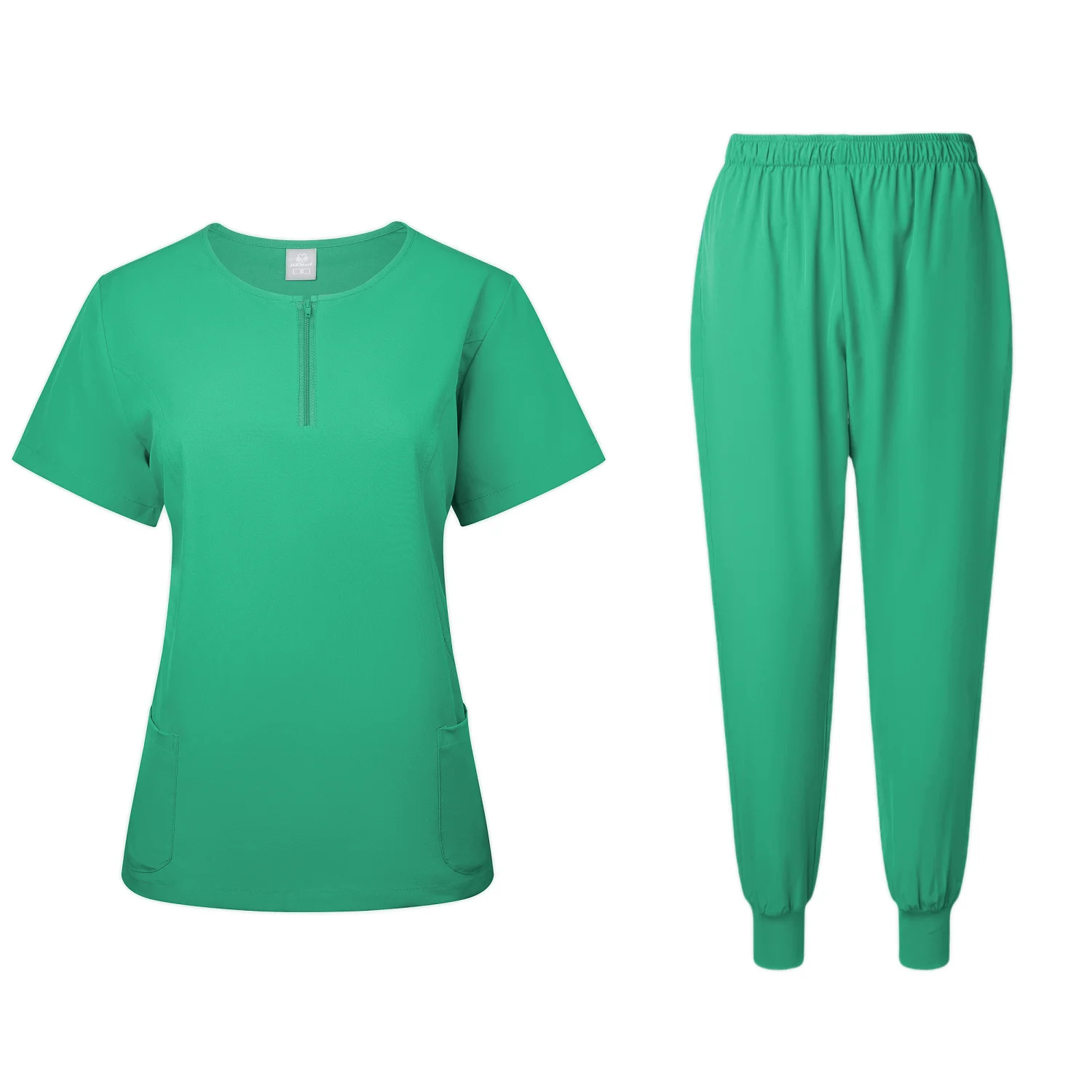 Uniformes quirúrgicos para mujer, conjunto de ropa de trabajo para enfermera médica, salón de belleza, Top clínico y pantalón, traje de túnica de enfermería para médico y Spa