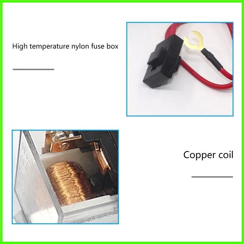 H4 12 فولت/24 فولت السيراميك تنصهر الثقيلة أسلاك السيارات تسخير المصباح فوجليت الداعم التتابع #4