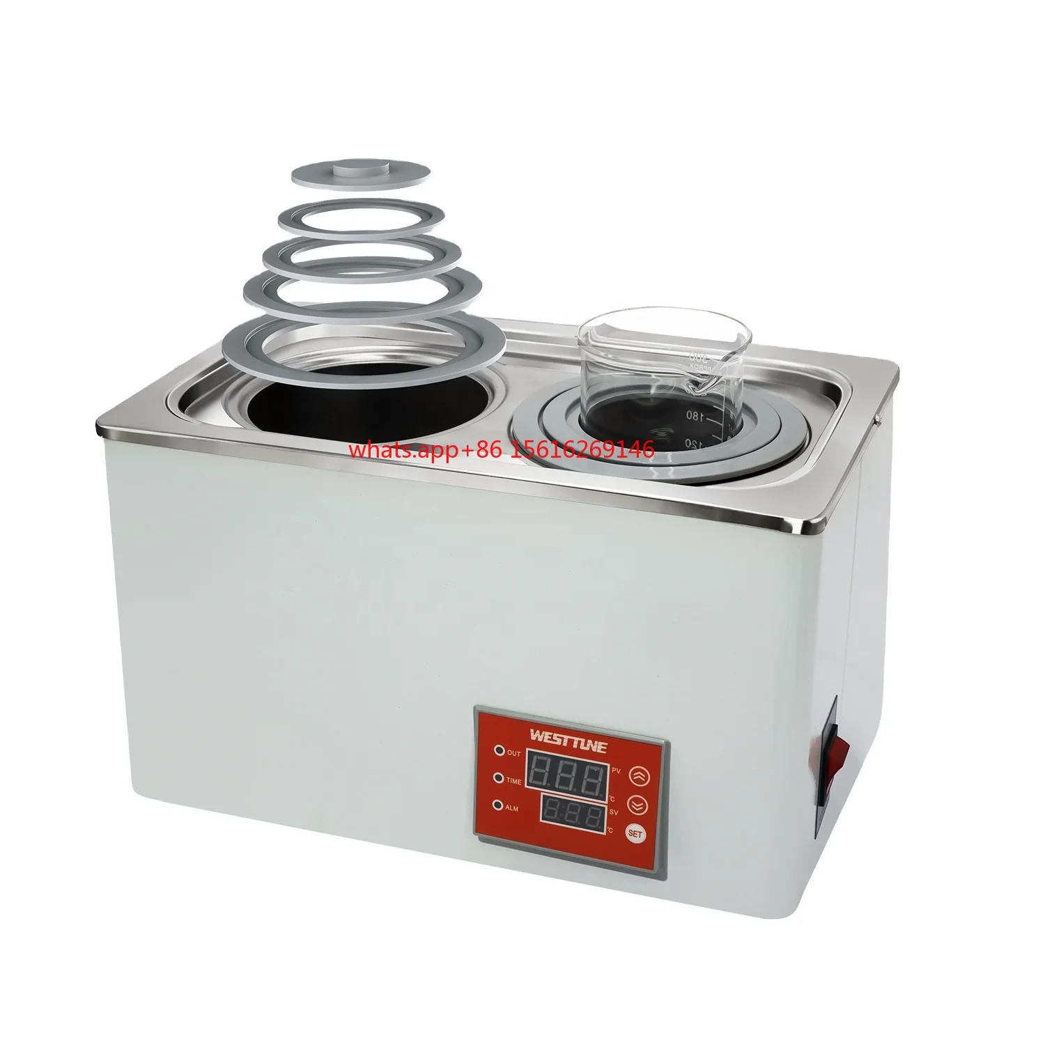 

Chemistry Laboratory Equipment Digital Thermostatic Device 1 2 4 6 Holes Boiling Heated Water Bath with Factory Price