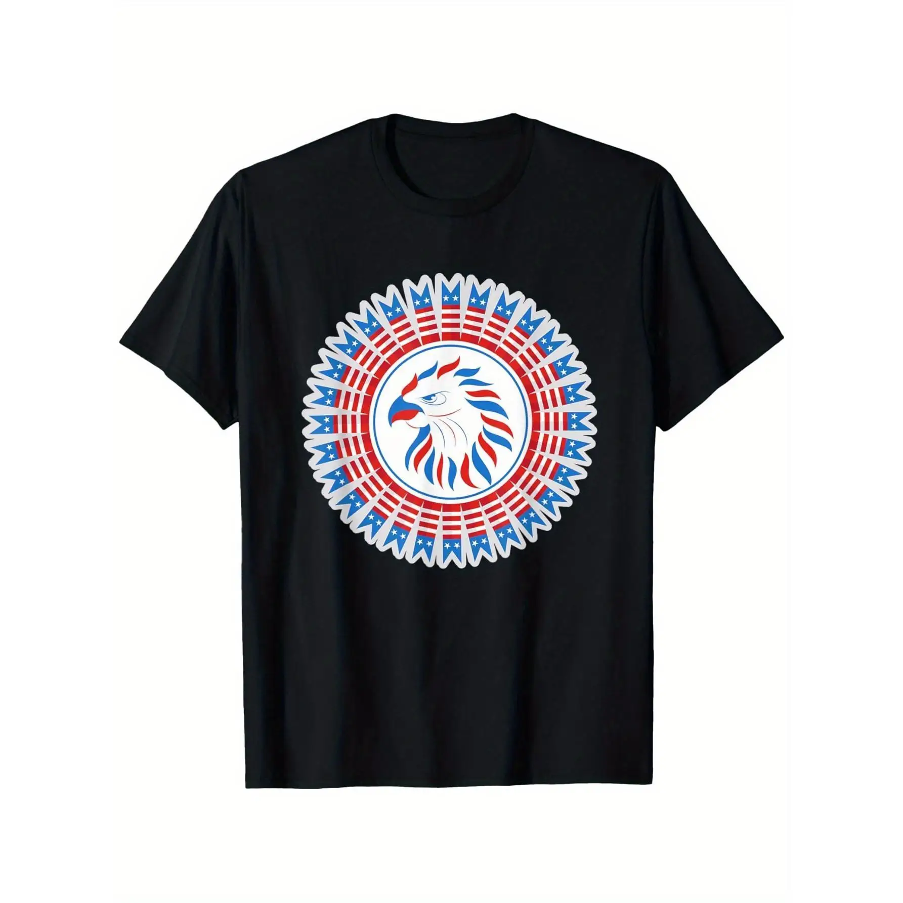 

T - shirt Showcasing American Symbolism: 'Eagle - themed Patriotic Design' for a Bold Look