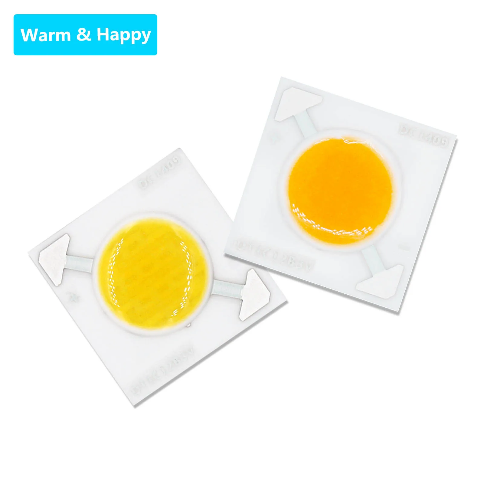 

3W COB LED Beads Ceramic Substrate 3V 1000mA Tube Lamp Spotlight LED Light Source 14*14mm Household Outdoor Lighting Accessories