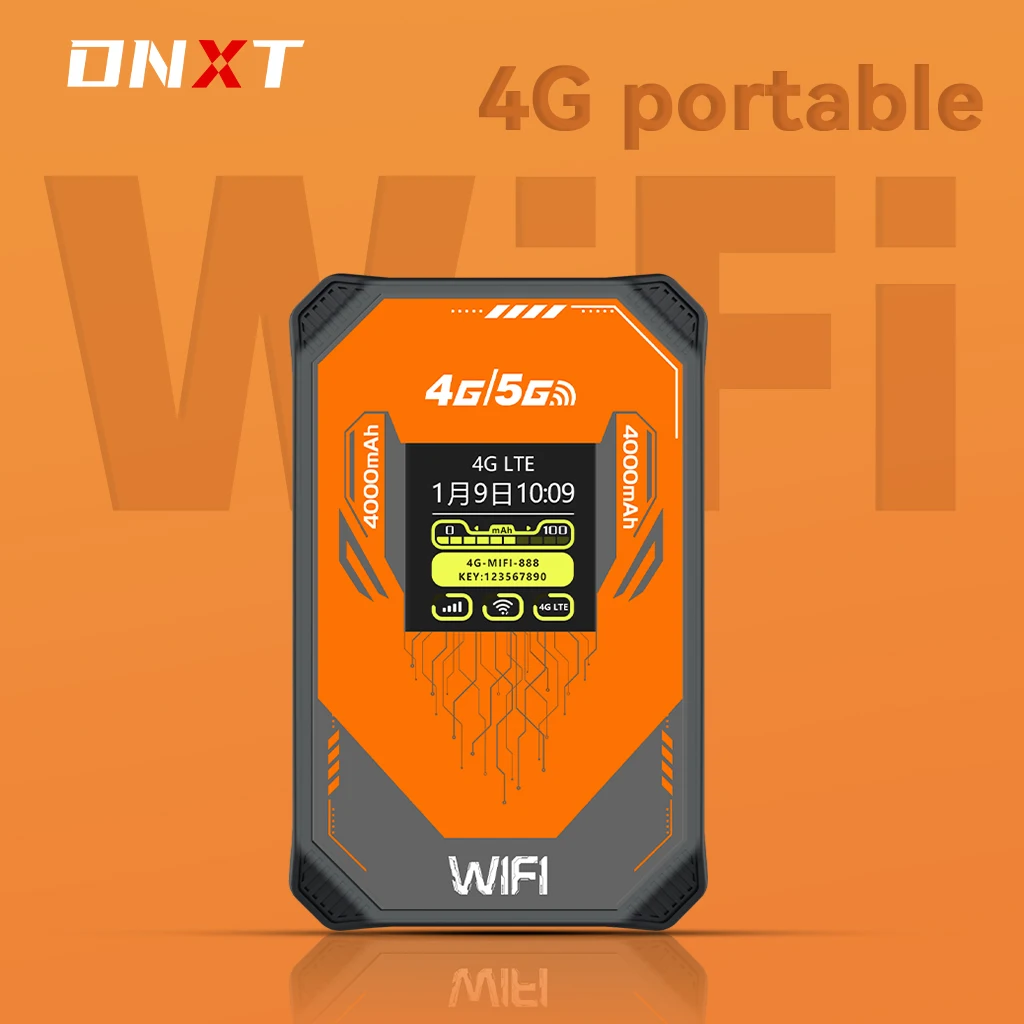 

DNXT A51 WIFI6 4G5G Router with sim card 4000mah rechargeable battery Suitable for EU AS AF NA SA and other countries and region