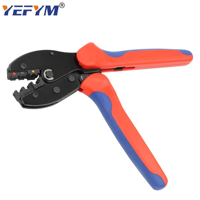 RV/SV/FDD/MDD Insulated Terminals & Connectors Crimping Tools LY-30J 22-10 AWG/0.5-6mm² Ratchet Electrical YEFYM Pliers