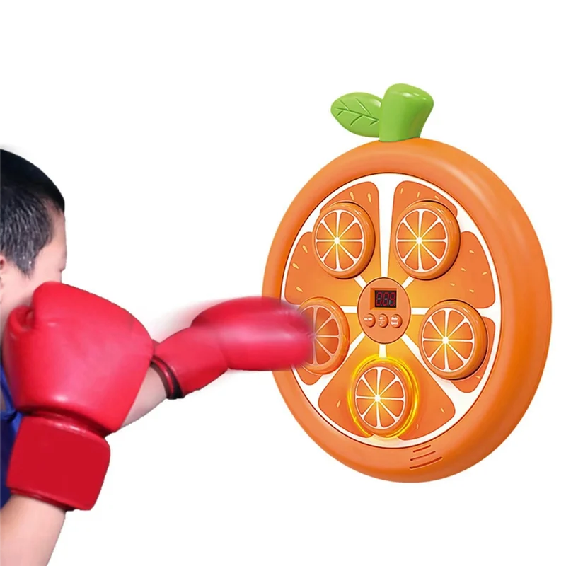 

Children's Music Boxing Machine Wall-Mounted Rhythm Wall Target Boxing Trainer For Sports Practice, Home Fitness Use-A54Q