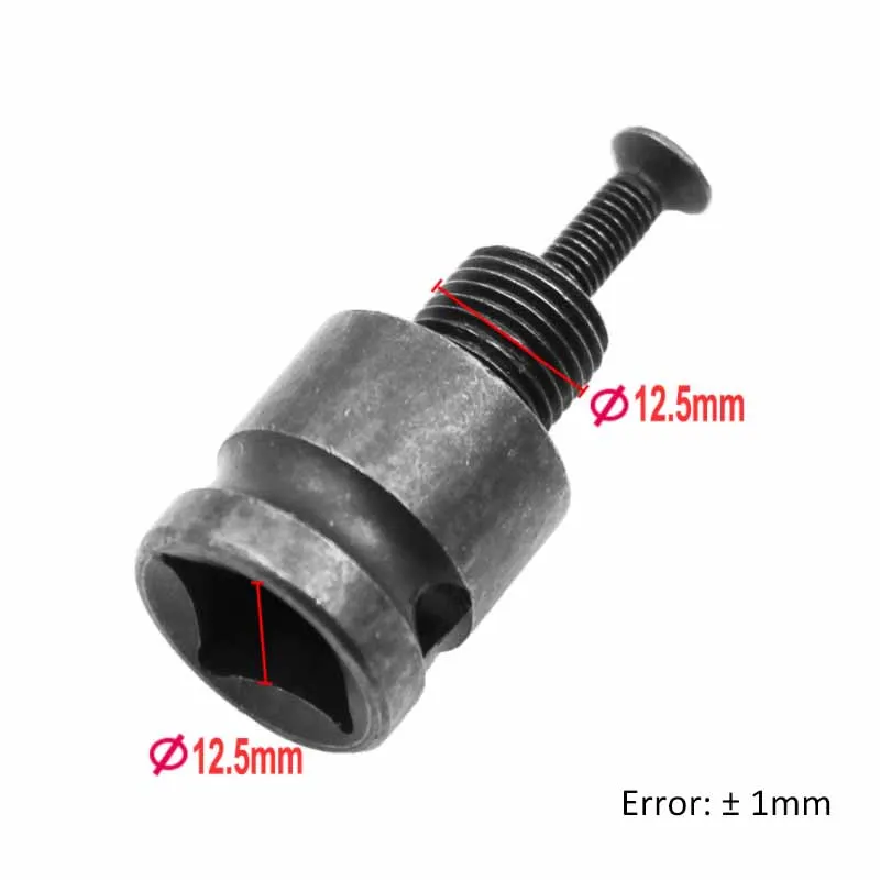 1 szt. 3/8-24UNF klucz elektryczny uchwyt wiertarski konwersji pręta 1/2 ''Adapter uchwytu wiertarskiego wiertło z gwintem uchwytu