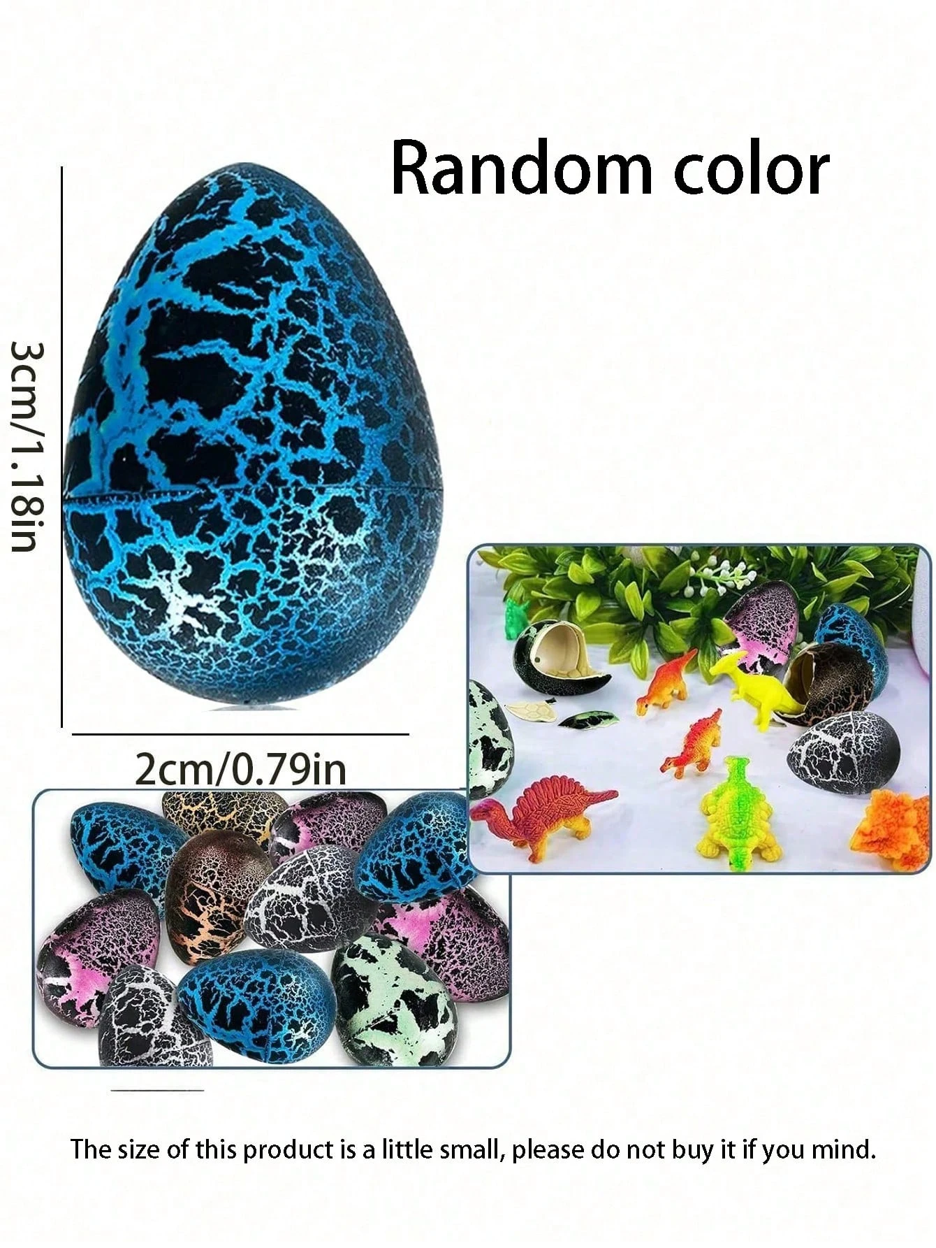 20 Pcs/60 Pcs- Hatchlings Dinosaur Eggs, Dinosaur Party Favors, Birthday Favors, Gift Bags, Bulk Pinata Stuffing for Adults Only