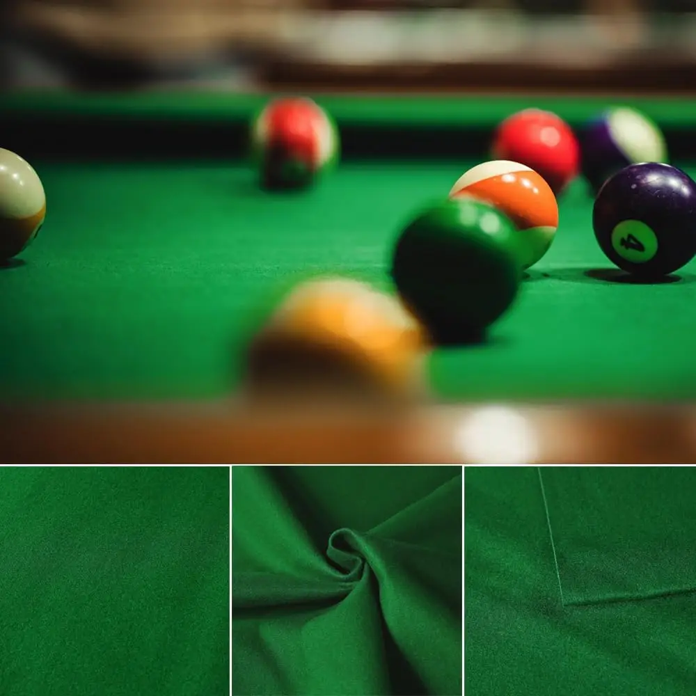 Metahall Snooker zielony wełniany materiał bilardowy-stół bilardowy na 6,7,8 lub 9 stóp (na stół Us9)