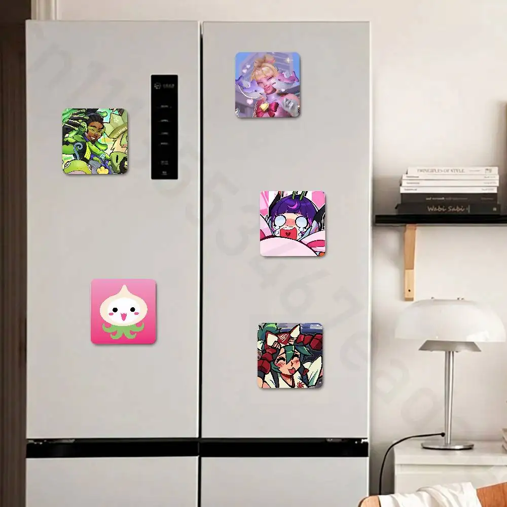 Pop Game O-Overwatch-S Fridge Magnets Magnetic Refrigerator Memorial Gifts For Kitchen Office Locker Travel Home Deco