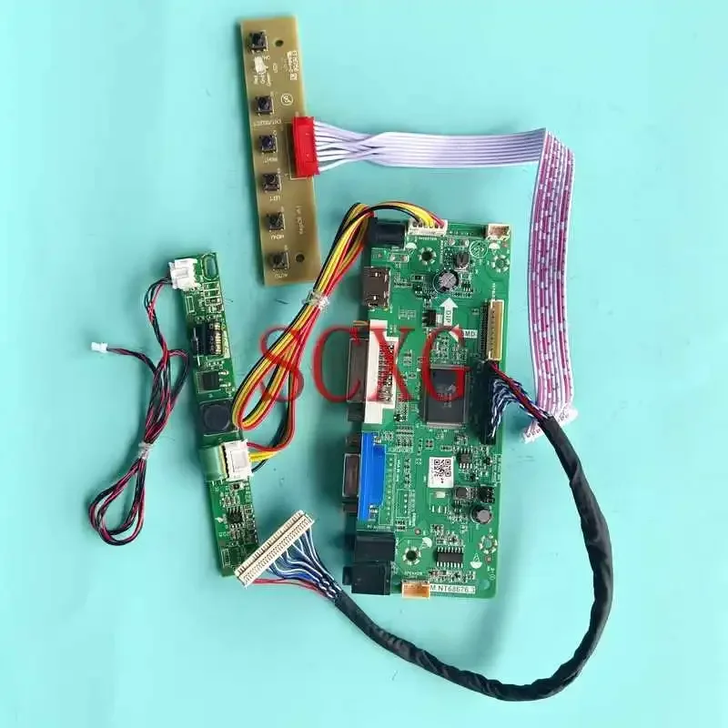 For LM270WF6 LM270WF7 LM270WF8 M.NT68676 Monitor Matrix Controller Board VGA DVI 1920*1080 HDMI-Compatible Kit 27