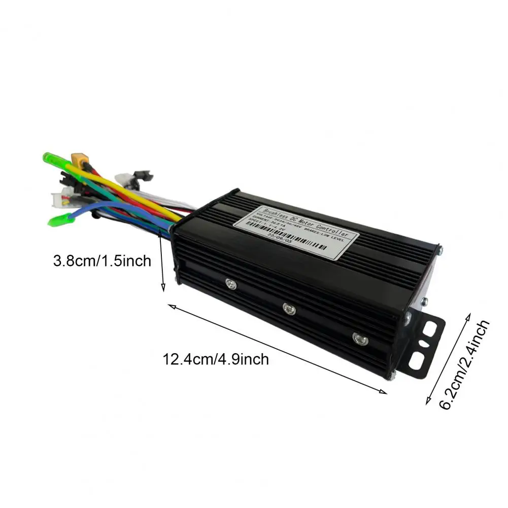 

Бесщеточный контроллер для электровелосипеда 24В 500Вт, контроллер двигателя 24/36/48В 500/750Вт, контроллер для электровелосипеда с 3 режимами, регулируемая скорость, бесщеточный