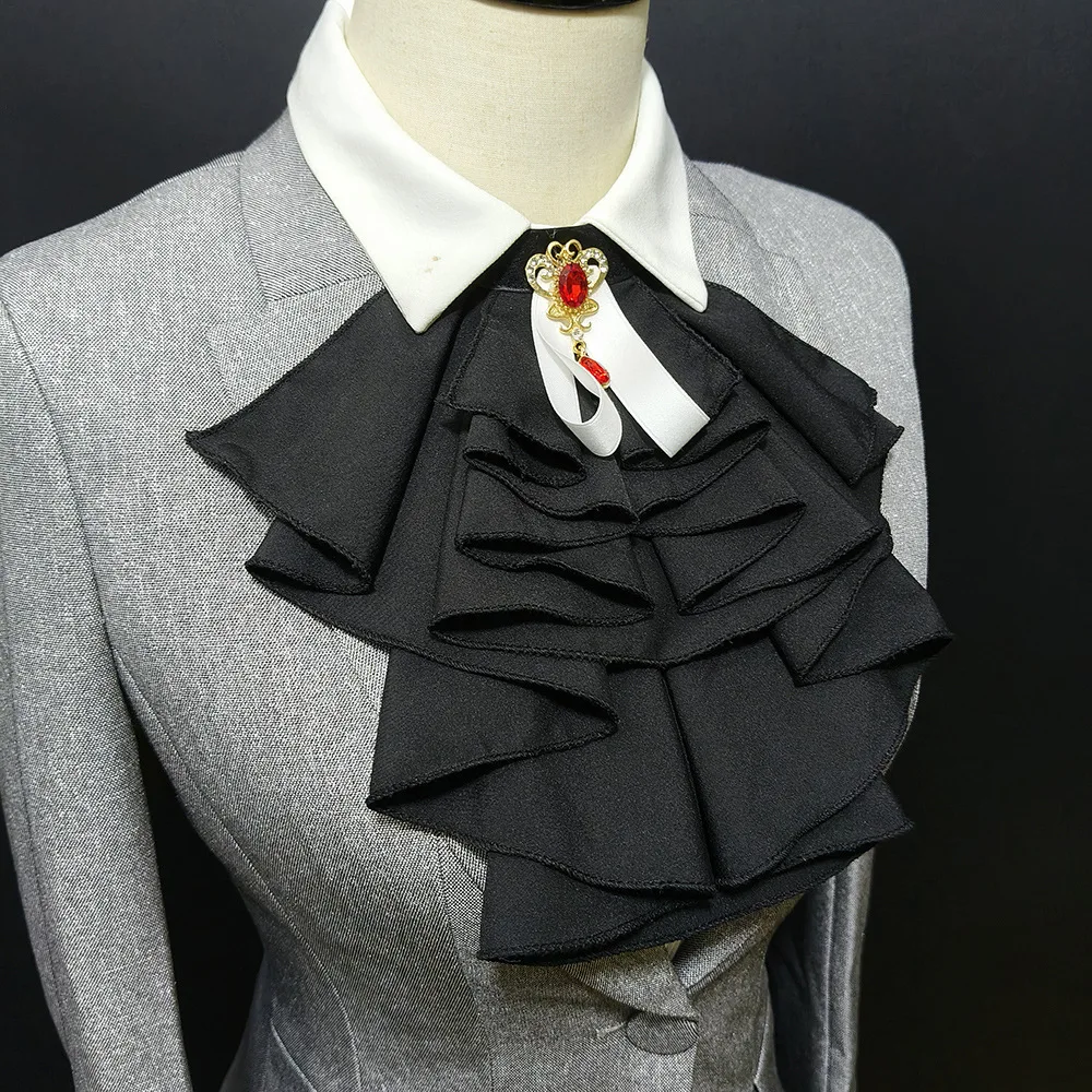 Kép 6: Multi‑layered Nyakkendő Előke Ál- Csőbilincs számára shirts Európa Amerika stílusú Négy seasons bestway manöken