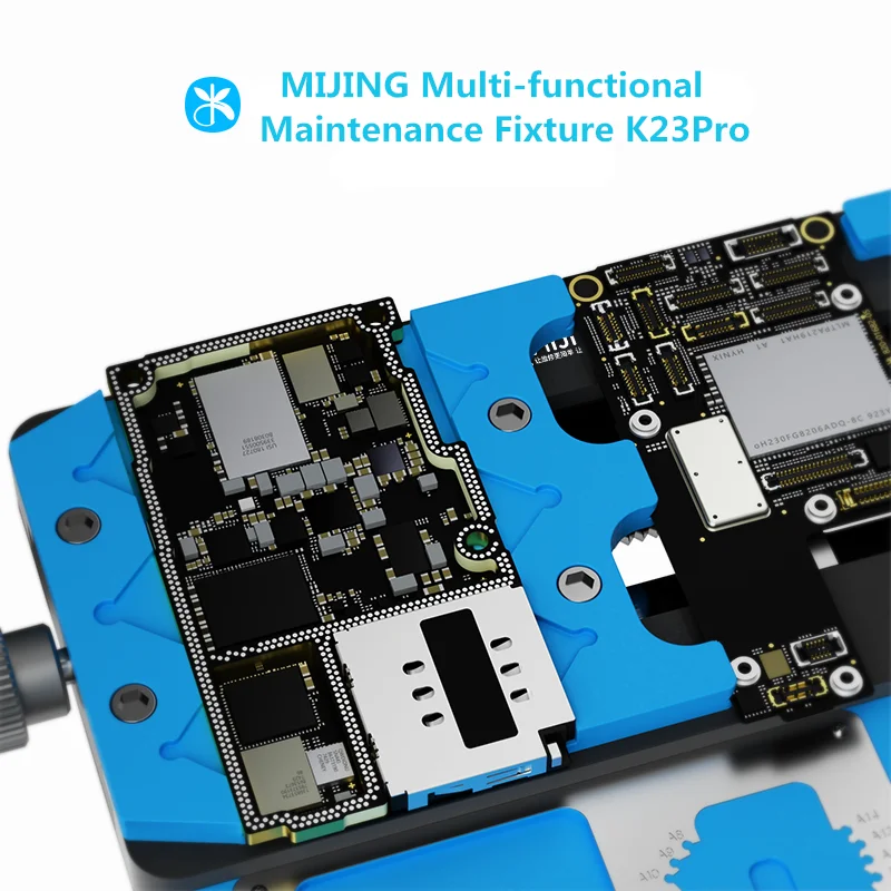 MIJING K23 Pro supporto universale per PCB supporto per scheda madre del telefono riparazione a doppio albero Jig IC Chip CPU morsetto di riparazione per saldatura