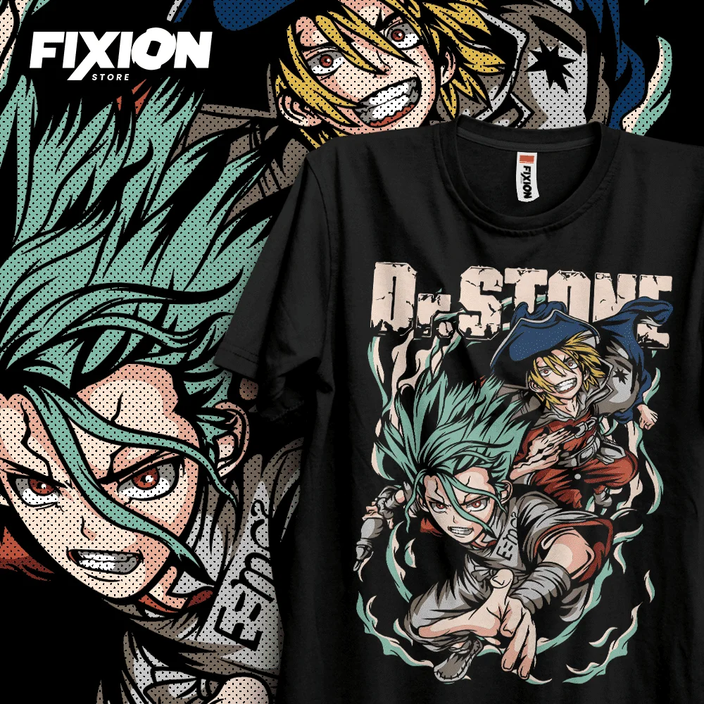 Dr Stone  AGAnime T Shirt Manga Gift For Anime Lover All Size Cotton