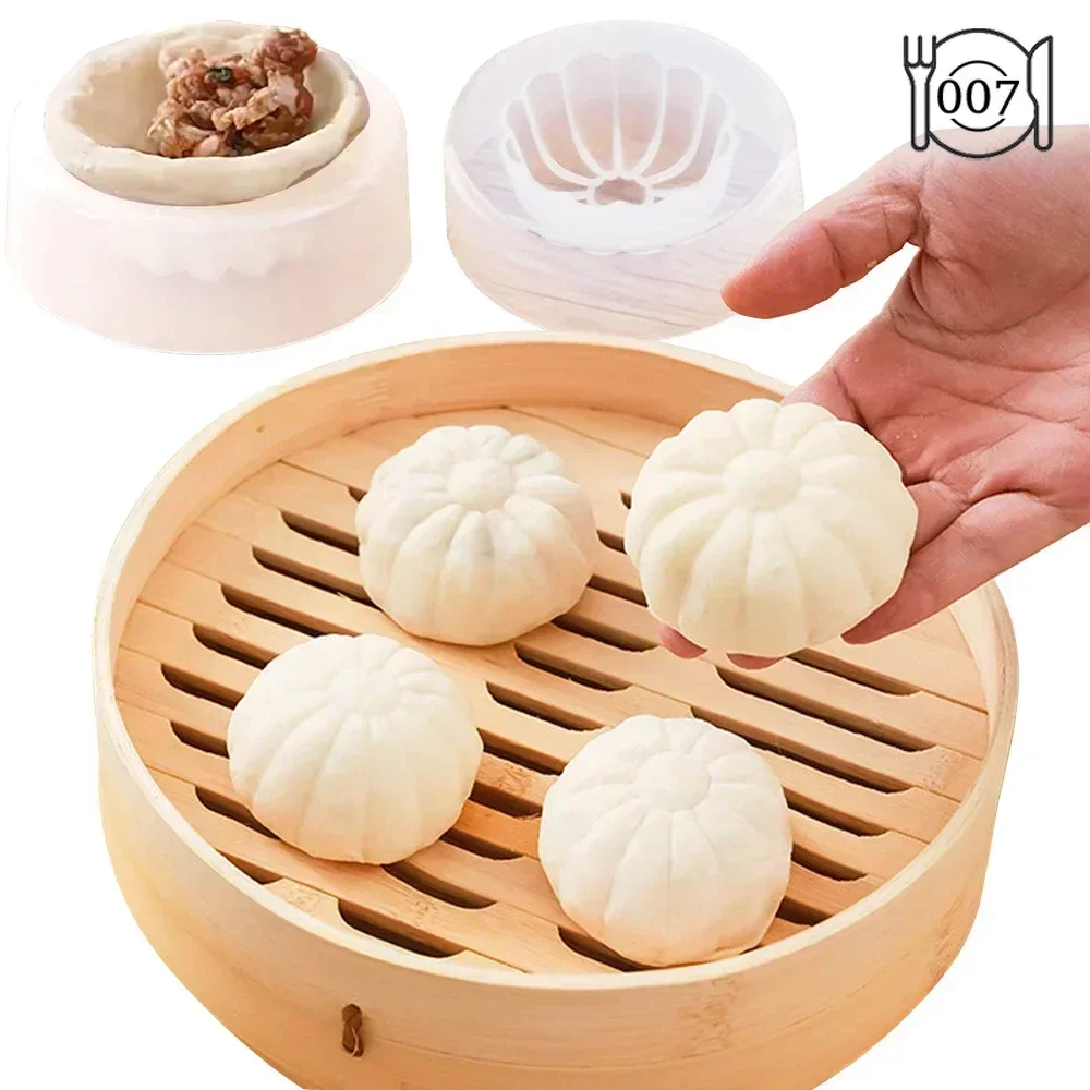 Bun Making Mould Chinese Baozi Molds DIY Pastry Pie Dumpling Maker Baking and Pastry Steamed Stuffed Tool Kitchen Accessories