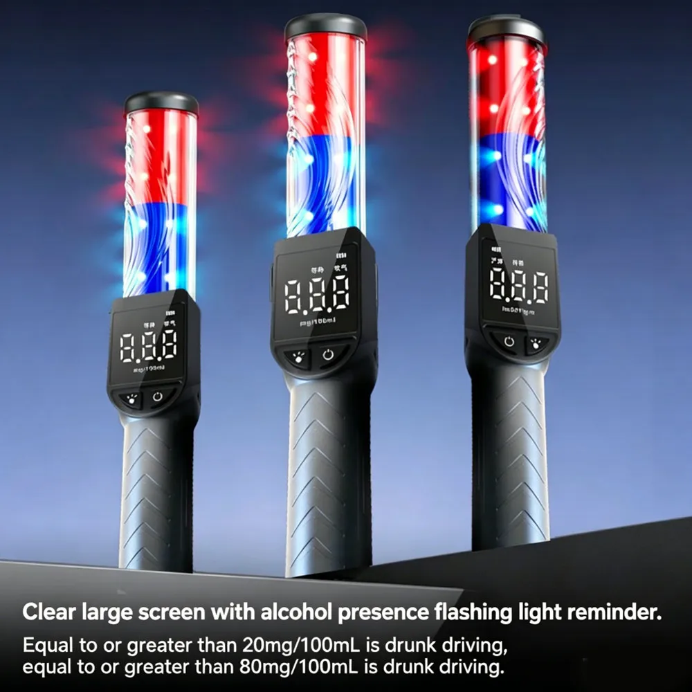 High-precision alcohol tester drunk driving detector breath-type traffic alcohol tester dedicated alcohol tester for drunk drive
