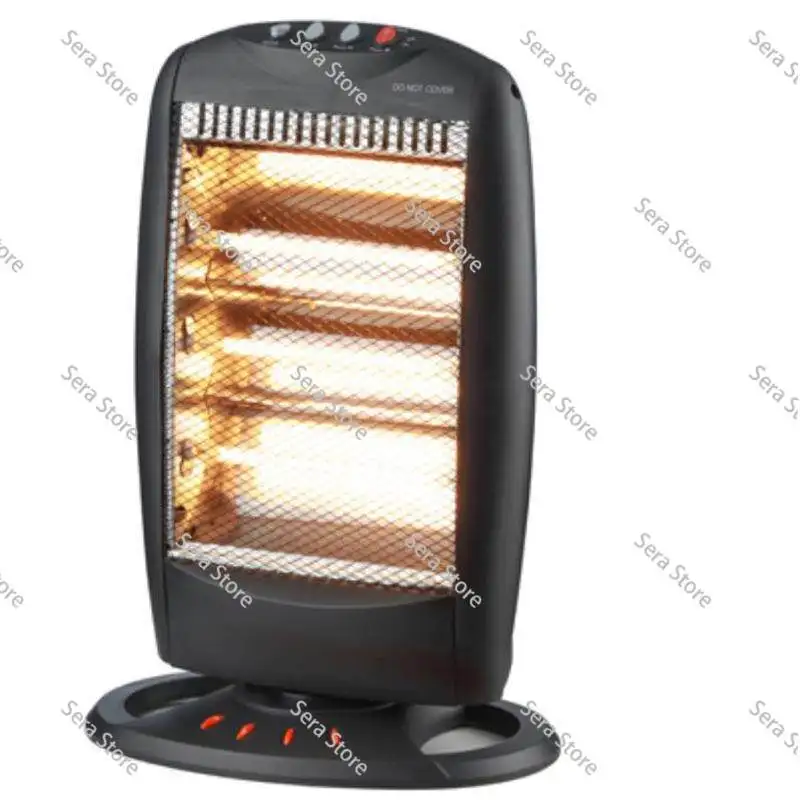 Home Office 1200W Overturn Protection Wide Angle Heat Reflector Power Indicator Electric Infrared Heater