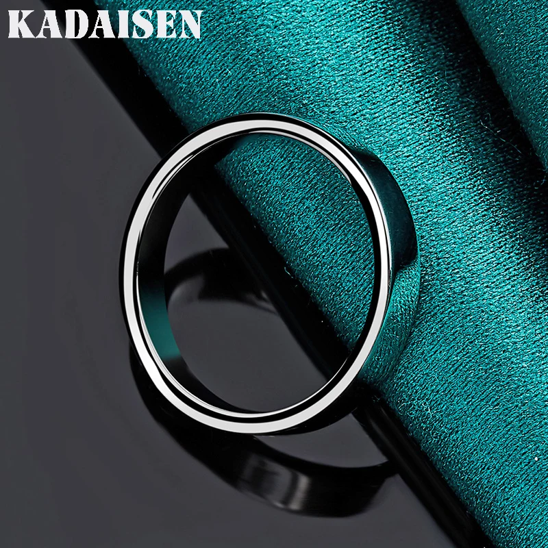 925 Sterling Silver LOVE Smooth 7-10# Ring For Women Fashion Wedding Party Charm Jewelry