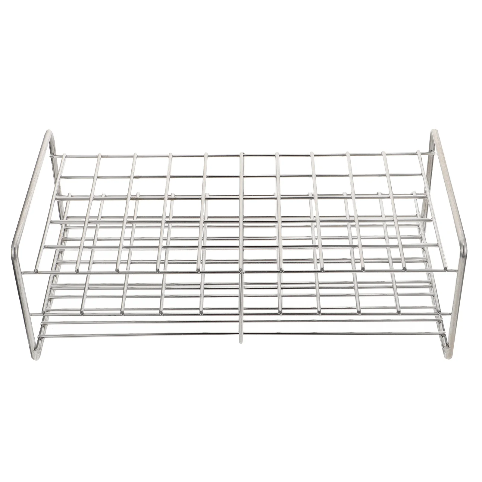 Test Tube Rack Supply Square Sturdy Stand Stainless Steel Scientific Stable