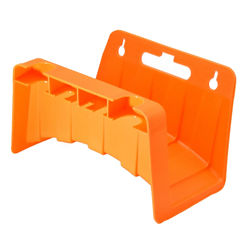 Wall Mounted Plastic Water Pipe Storage Rack Garden Irrigation Hose Pipe Hanger Holder Outdoor Green Orange Random Color