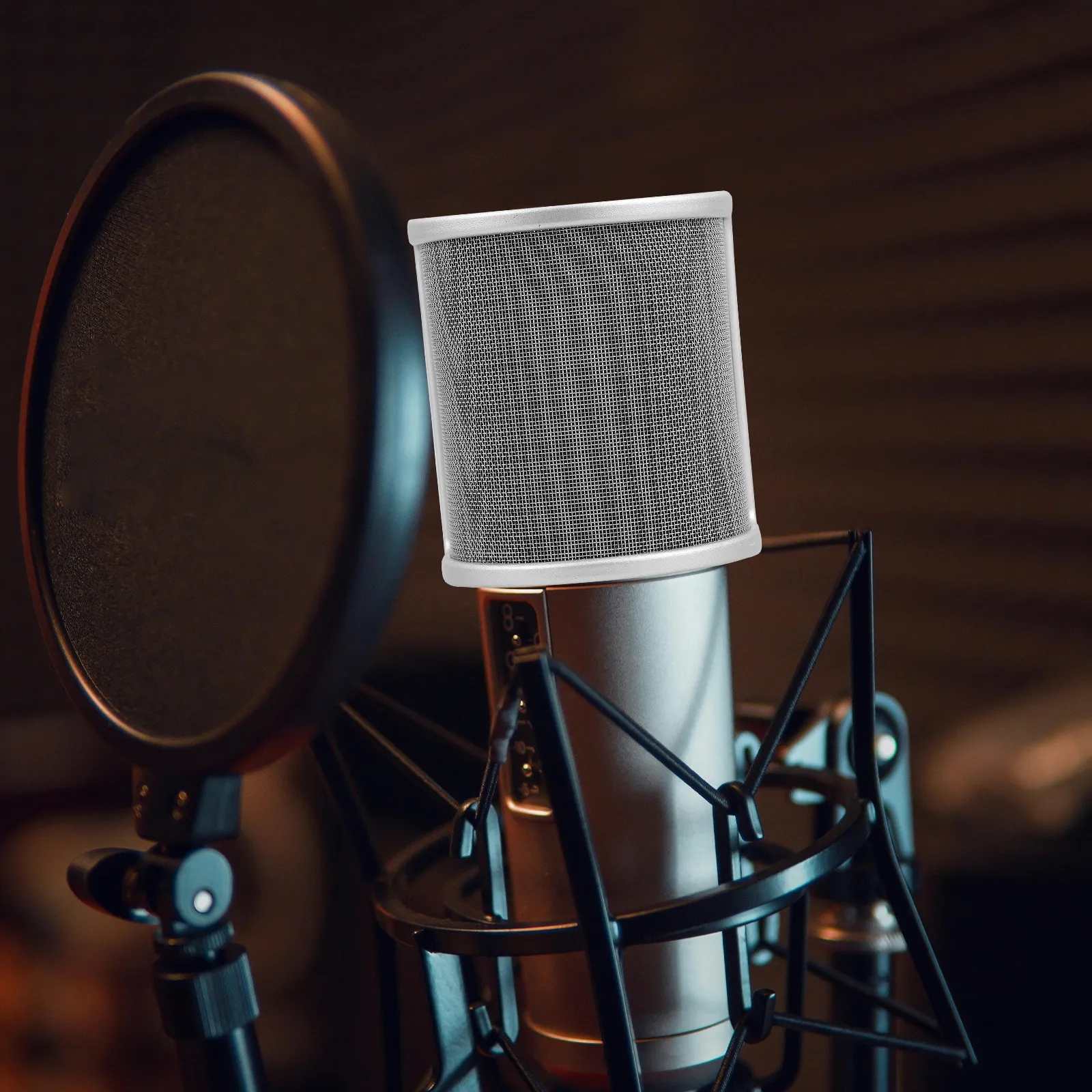 Cubierta de Micrófono en Forma - Recording Pop Filter reseña y precio