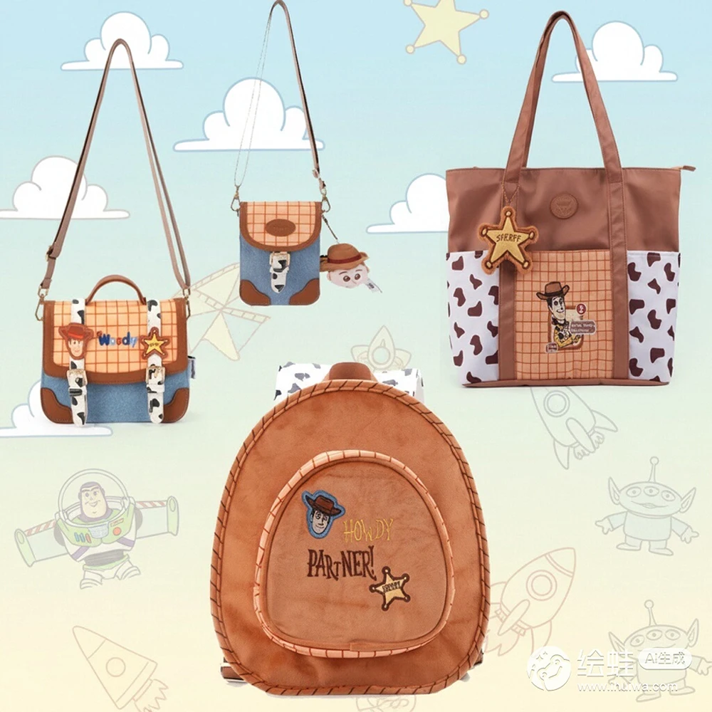 

Toy Story 5 Woody Cowboy Hat Shoulder Bag Messenger Bag Party Favor Birthday Gift for Friends and Family, Mini Size