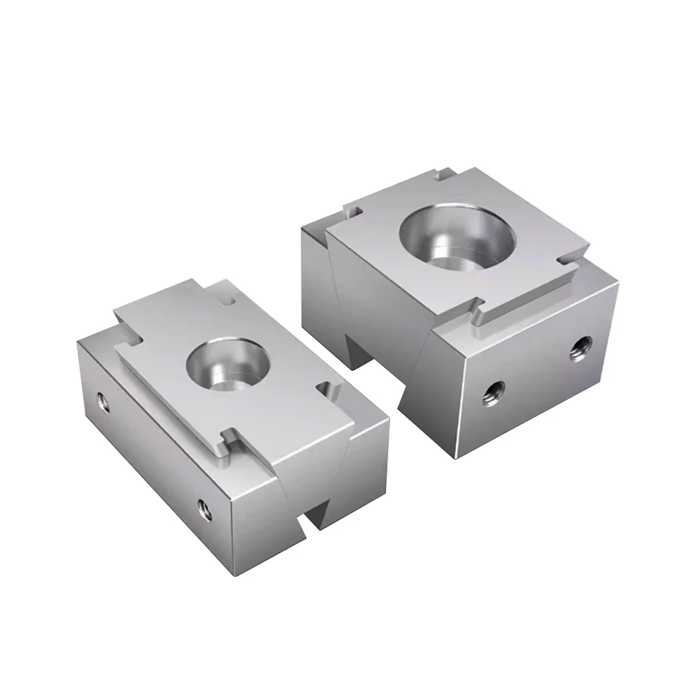 مشبك Ok عالي الجودة على الوجهين باستخدام الحاسب الآلي، مشبك إسفين من الملزمة الصناعية بدقة ثنائية الاتجاه من الدرجة الصناعية، كتلة توسيع متعددة المواضع M6 M8 M10 M12 M16