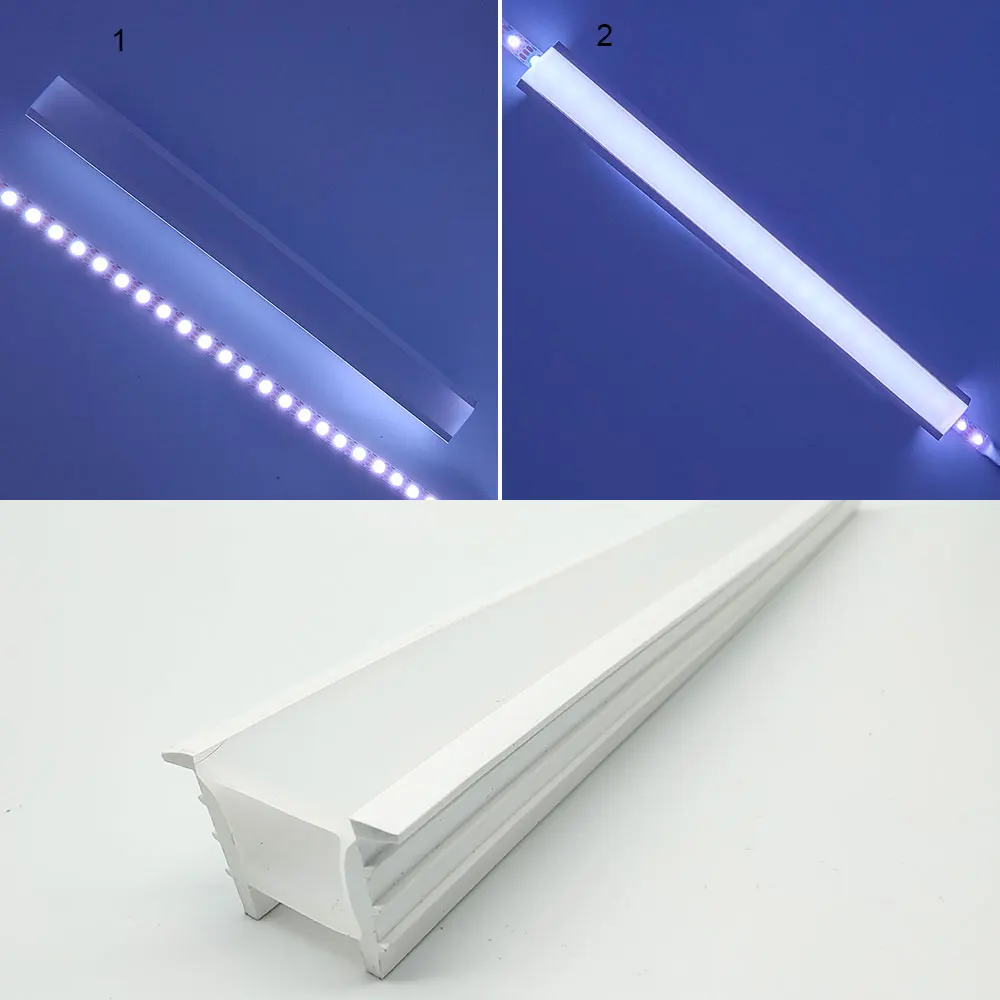 WS2812B 5050 RGB RGBW 2835 Light Strip Recessed LED Flexible  Silica Gel Covering Tube Suitable for Bedroom Courtyard Decoration