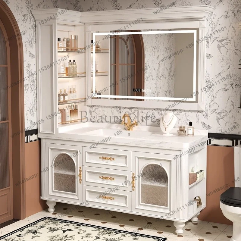 LD Decorations Organizer Cupboard Storage Shelves Toilet Display Partitions Drawers Bathroom Cabinet Luxury Gabinete