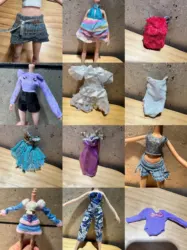 30cm Monstering High Doll Clothes for Bratzes doll Dressing Soft Casual Wear Handmade Clothes Outfit Doll Clothing Girl Toys