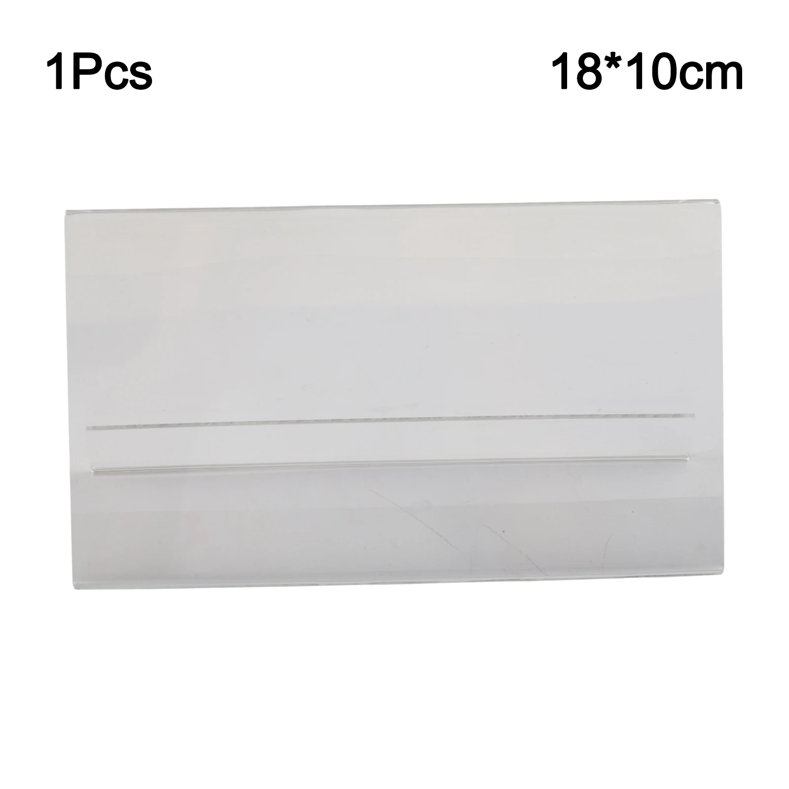 1pc Clear Acrylic Price Tag Sign Card Holder Stands Poster Racks Plastic Mini Sign Label Frame Racks Acrylic Card Display Holder