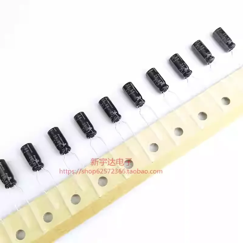 10-100PCS 25V68UF 5X11 Japanese Ruby ZLJ high-frequency low resistance original electrolytic capacitor 68UF25V