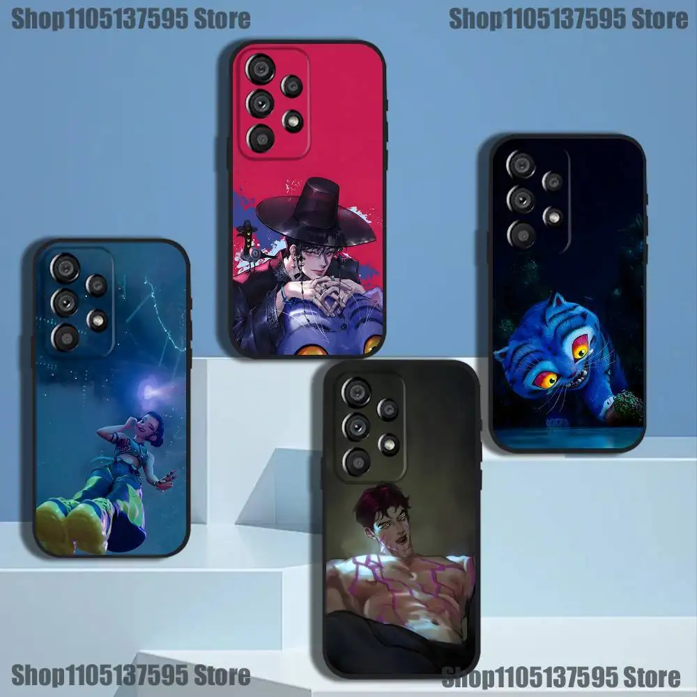 

Hot K-Kpop D-Demon H-Hunters Phone Case For Samsung Galaxy A20,A21s,A22,A31,A32,A52,A53,A72,73,A80 Soft Black Cover