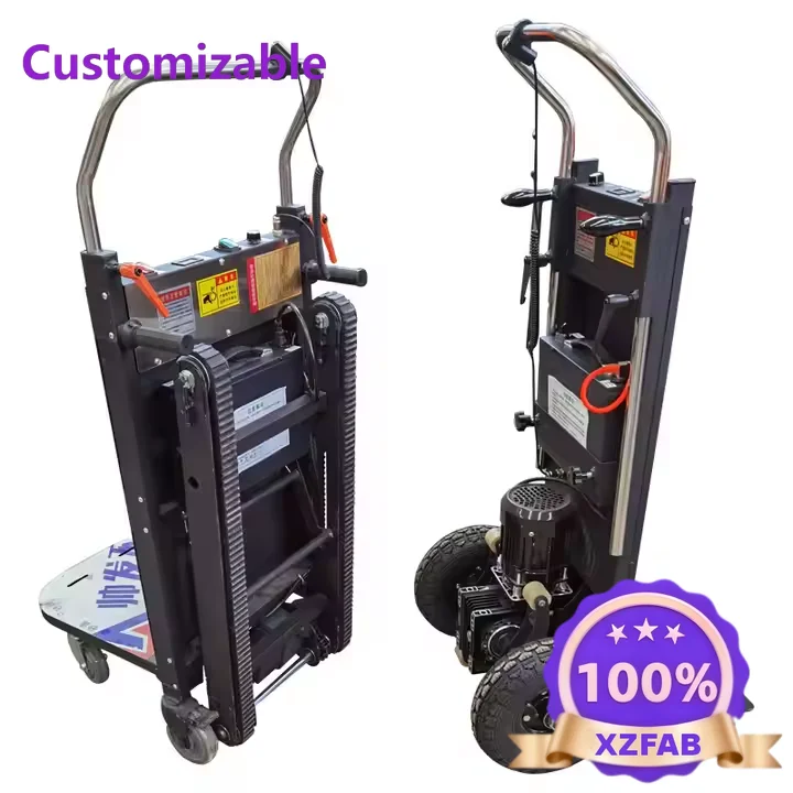 Factory Direct 2026 Stair Climber Motor Trolley Crawler for Steel 400 Kg Stairs Hand Cart Small Electric Machine to Climb Climbi