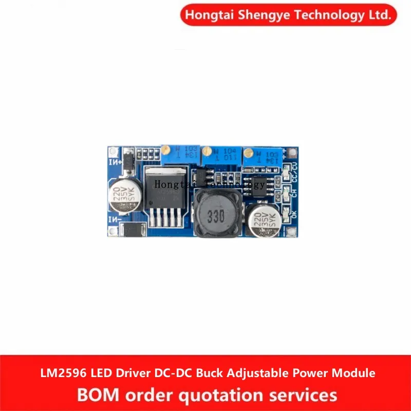LM2596 LED Driver DC-DC Buck Adjustable 3A CC/CV Battery Power Charger High Efficiency Low Power