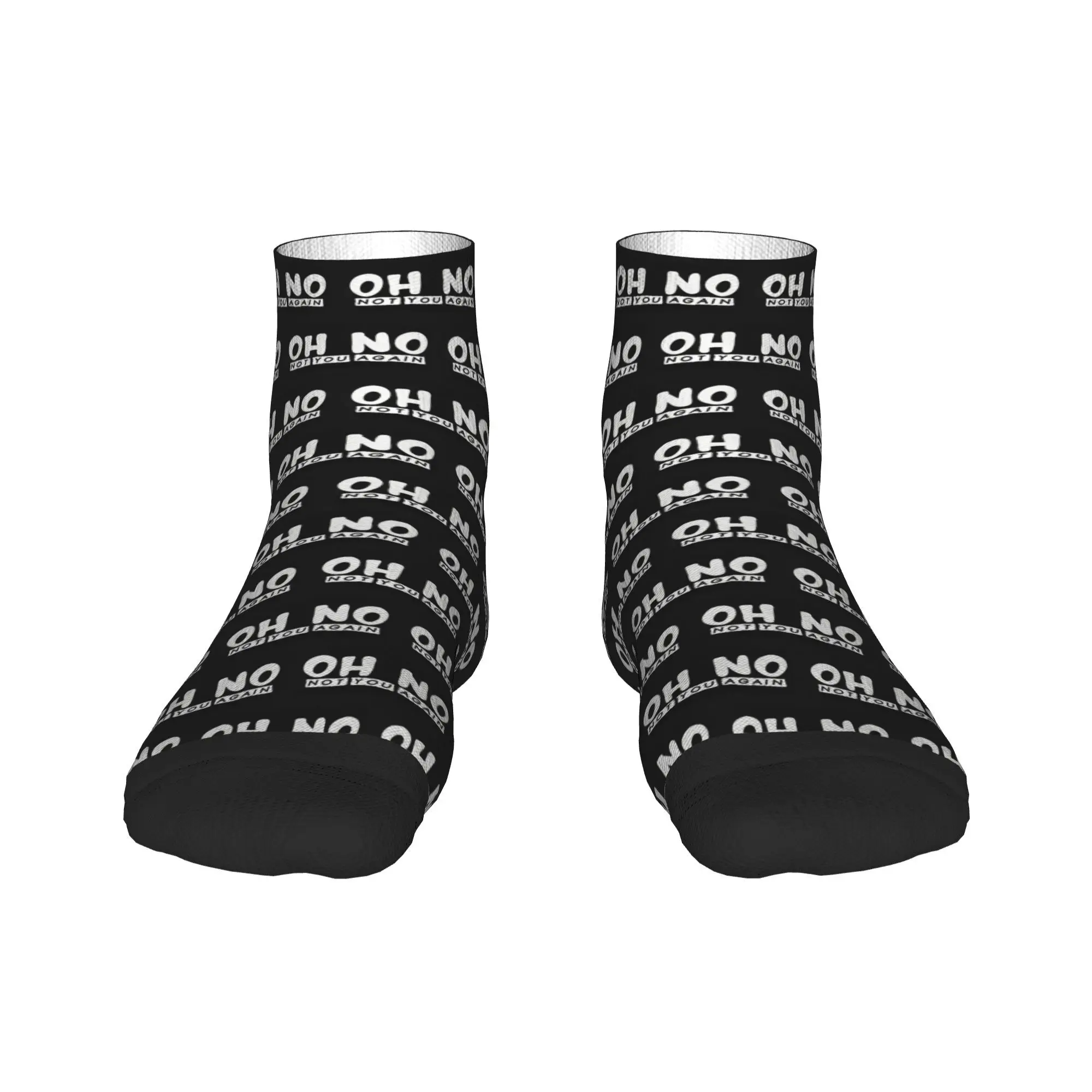 

Oh No Not You Again Socks Harajuku High Quality Stockings All Season Socks Accessories for Man's Woman's Gifts