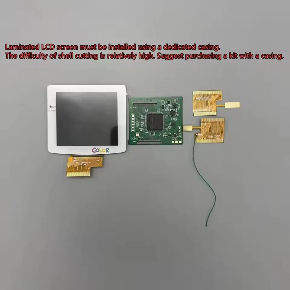

2.78 Inch Half Reflection Half Transmission IPS Screen for GBC Game Boy Color High Brightness Backlight Mod Replacement Parts