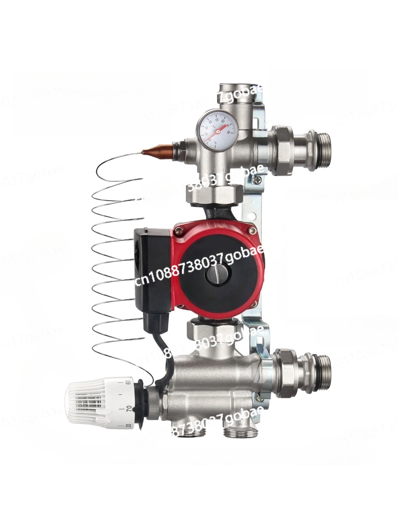 Intelligent geothermal water mixing valve