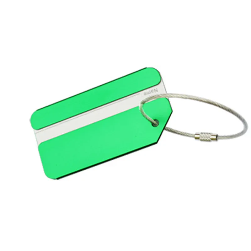 Fashion Alloy Travel Luggage Tags Suitcase Bag Labels Travel ID Bag Tag Airlines Baggage Labels Card Unisex Travel Accessories