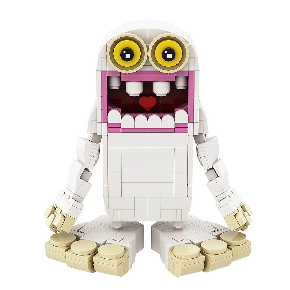 

My Singing Monsters MOC Building Blocks Kit Epic Wubboox Rare Wubboox Mammott Furcorn Model Game Bricks