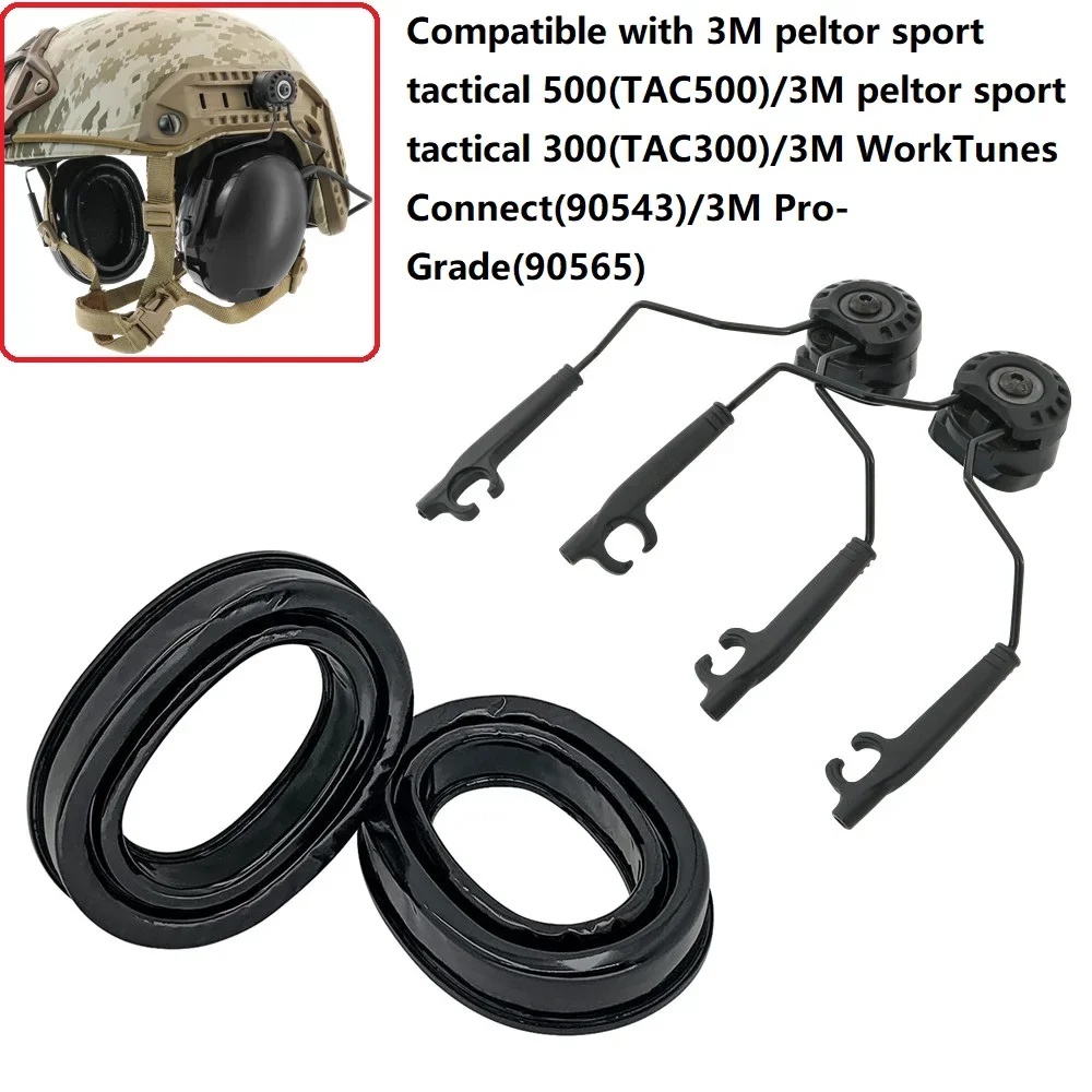 Electronic Shooting Earmuffs Tactical Headset Noise Canceling Hunting Adapter for Pelto Sport Tactical 300 500 Shooting Headset