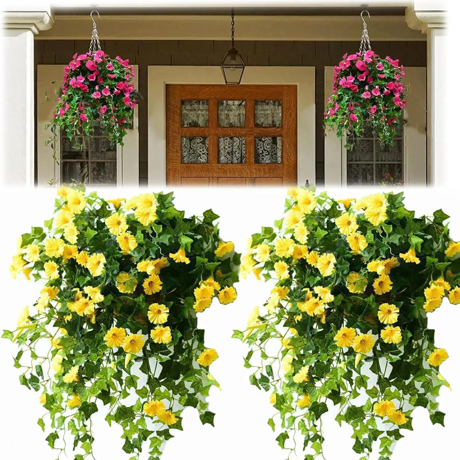 Uv Simulation Artificial Flower,Uv Simulation Artificial Petunia Flowers,Outdoor Flowers That Look Real Uv Resistant,